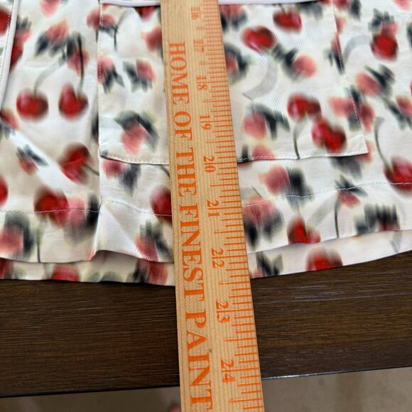J. Crew Soft shine pajama pant set in blurry cherry print Size Large - Picture 7 of 10